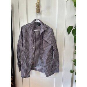Claiborne Men’s size Small striped button down shirt